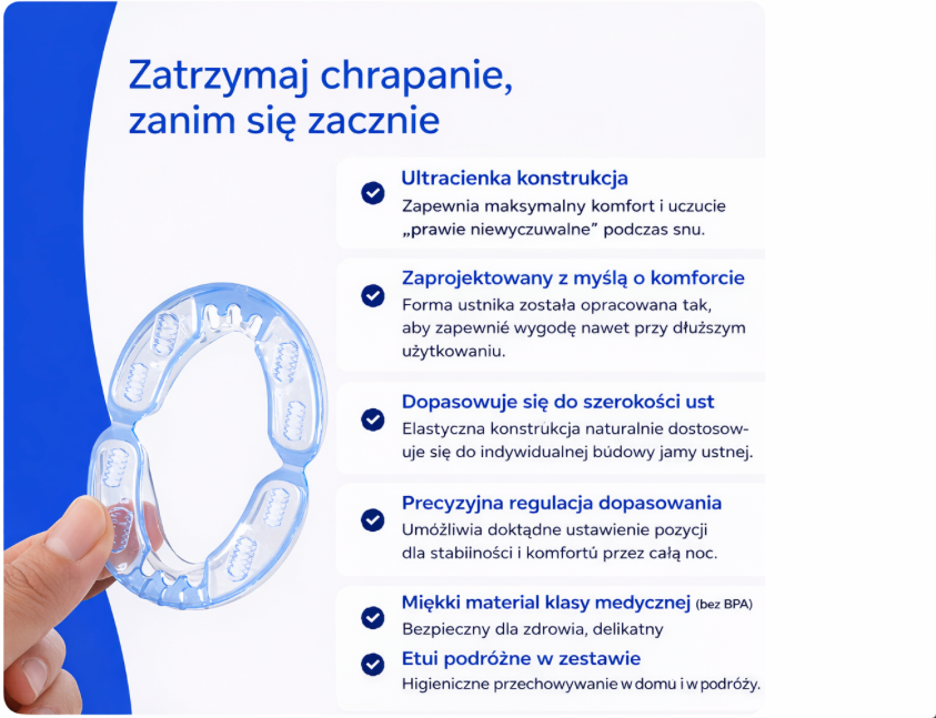 Ustnik Przeciw Chrapaniu SenWTrosce